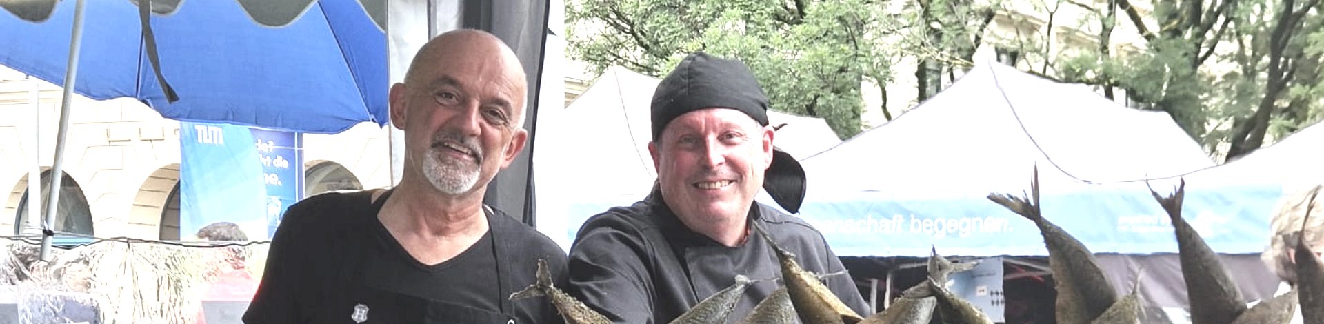 Wolfgang & Helmut am Grill